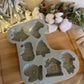 Christmas Silicone Mold - Several Shapes