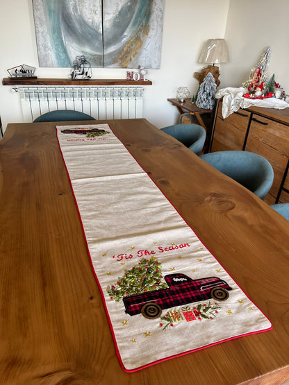 Christmas Car Table Runner