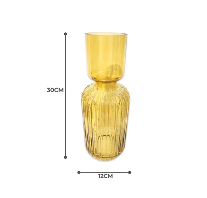 Long Strip Glass Vase