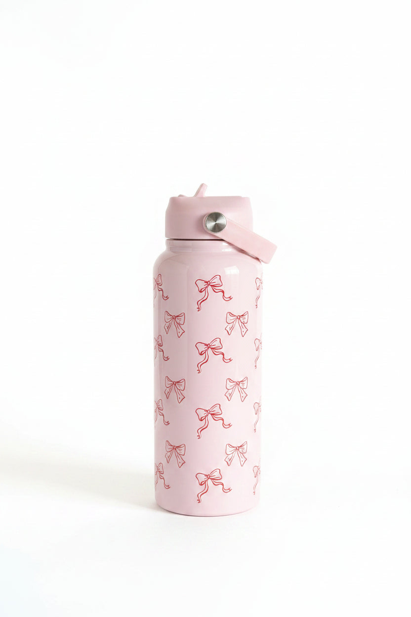 Insulated Straw Stainless Bottle 1L