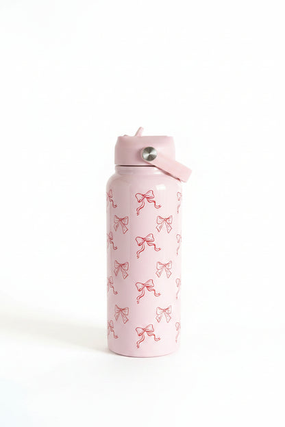 Insulated Straw Stainless Bottle 1L