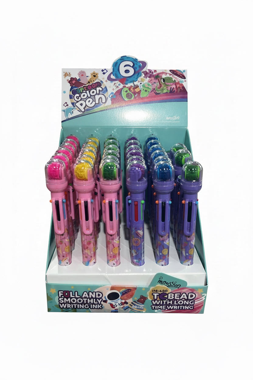 Unicorn Multicolor Pen with roller stamp
