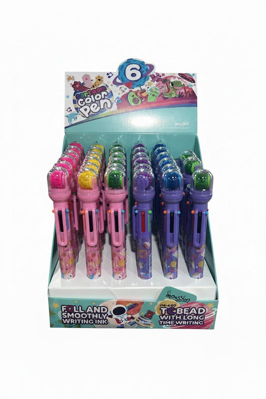 Unicorn Multicolor Pen with roller stamp