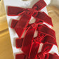 Christmas Velvet Burgundy Bows