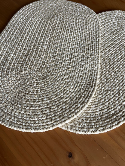 Handwoven Oval Placemat