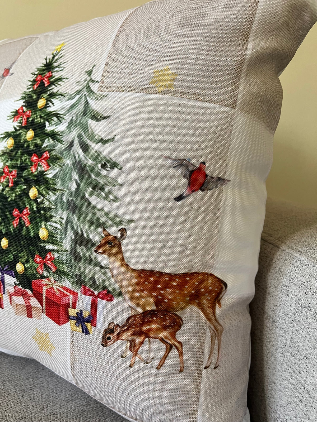 Christmas Printed Cushion Cover 45x45cm