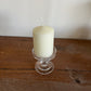 Transparent Glass Candle holder