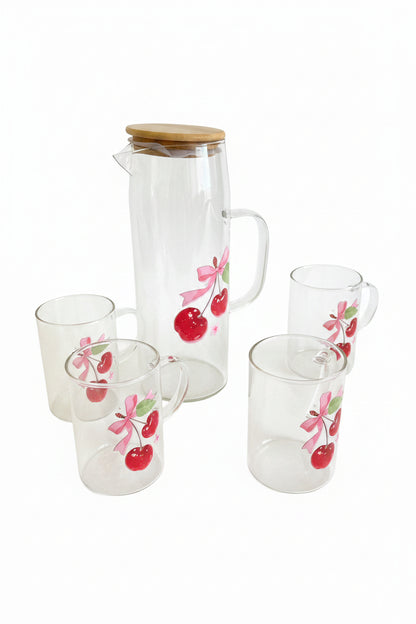 Juice Jug & 4 Cups Set