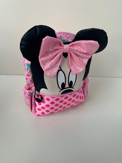 Smiggle Minnie Mouse Hoodie Backpack 38cm