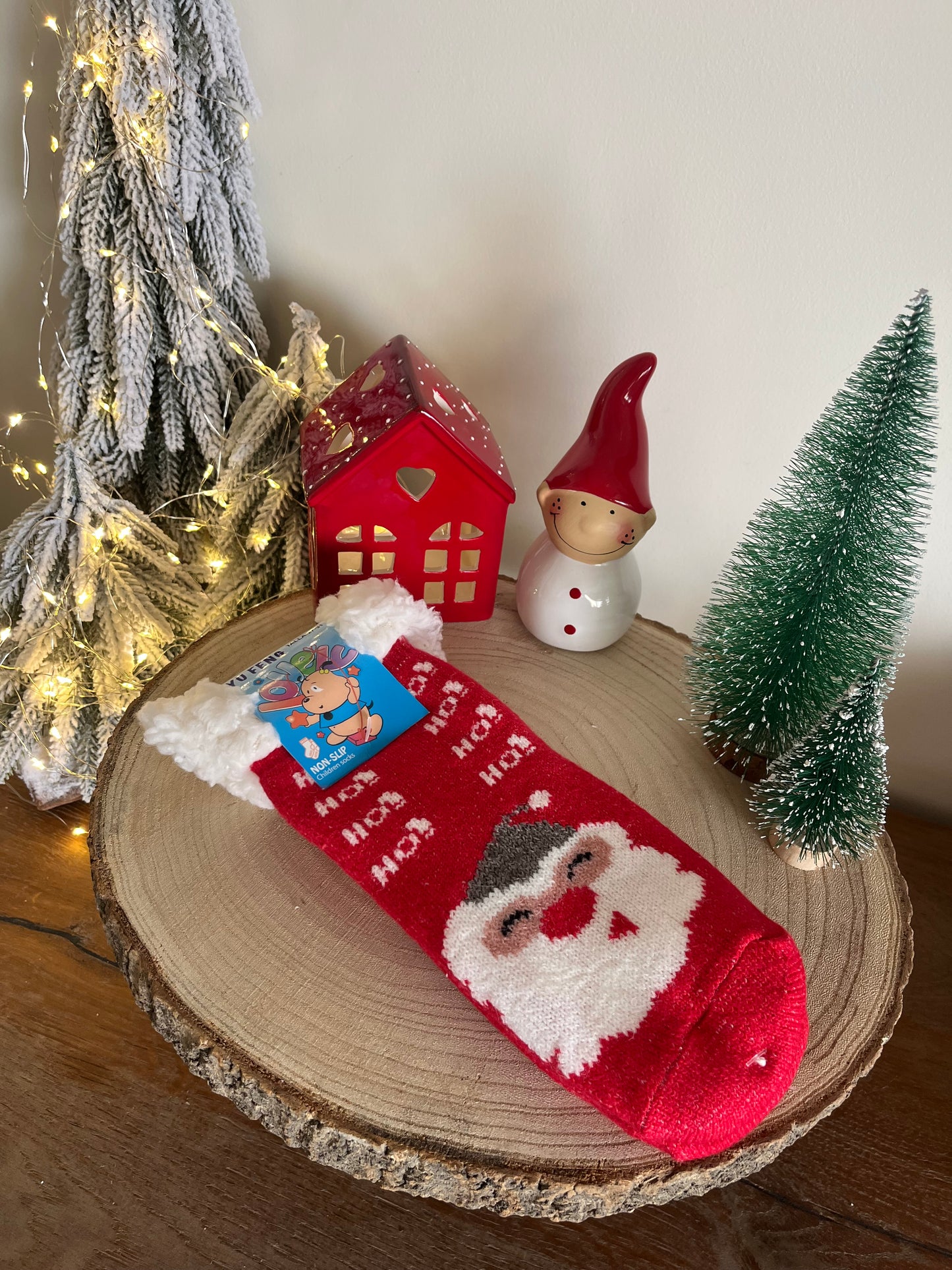 Christmas Kids Slippers Socks