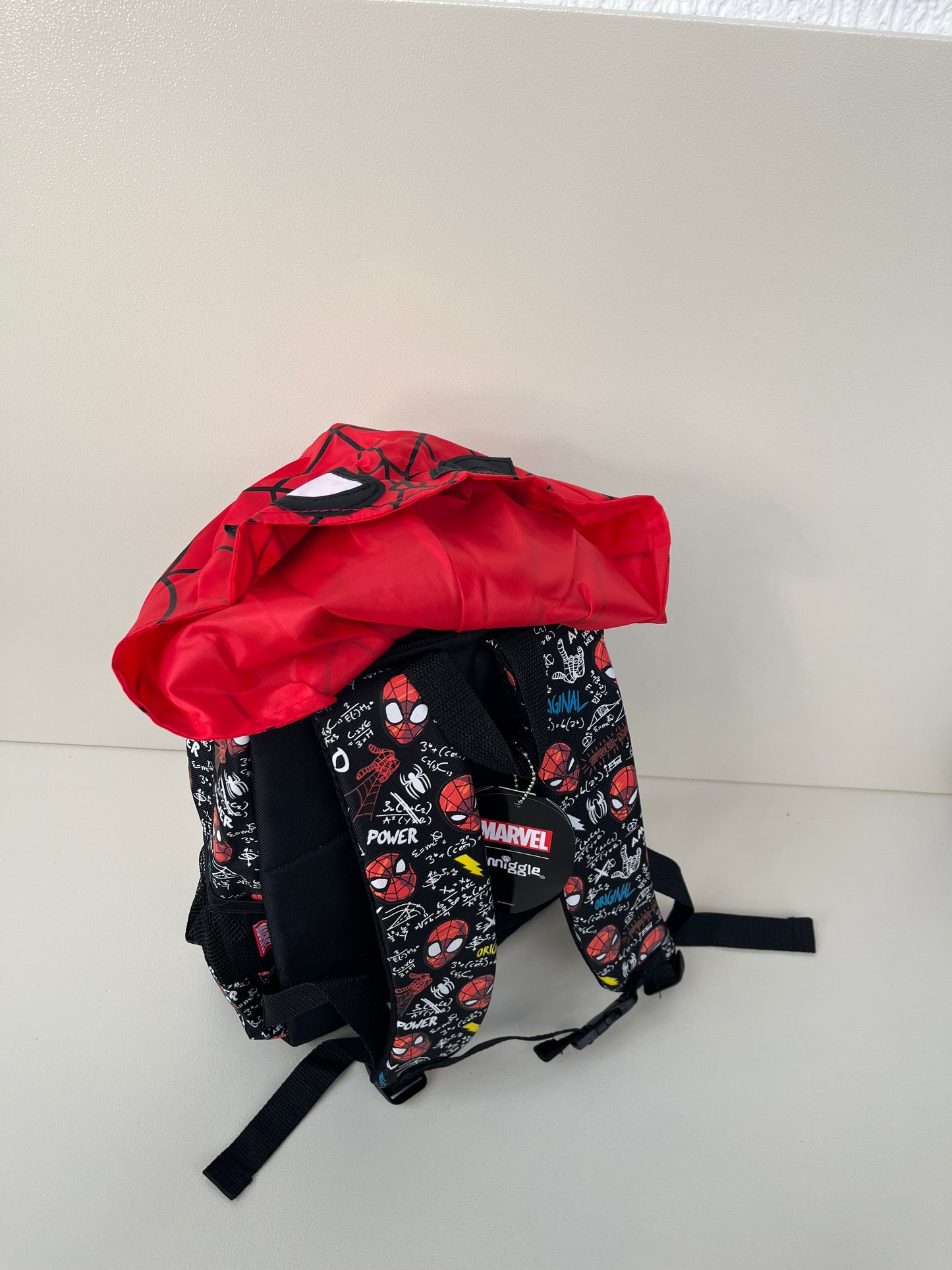 Smiggle Spider Man Hoodie Backpack 38cm