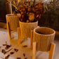 Rattan Baskets with Wood Stand