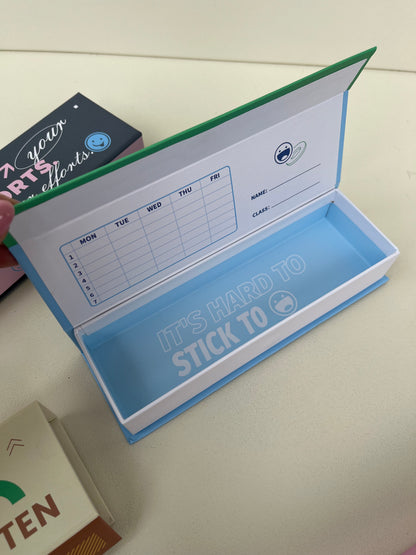 Pencil Case with a message & planner