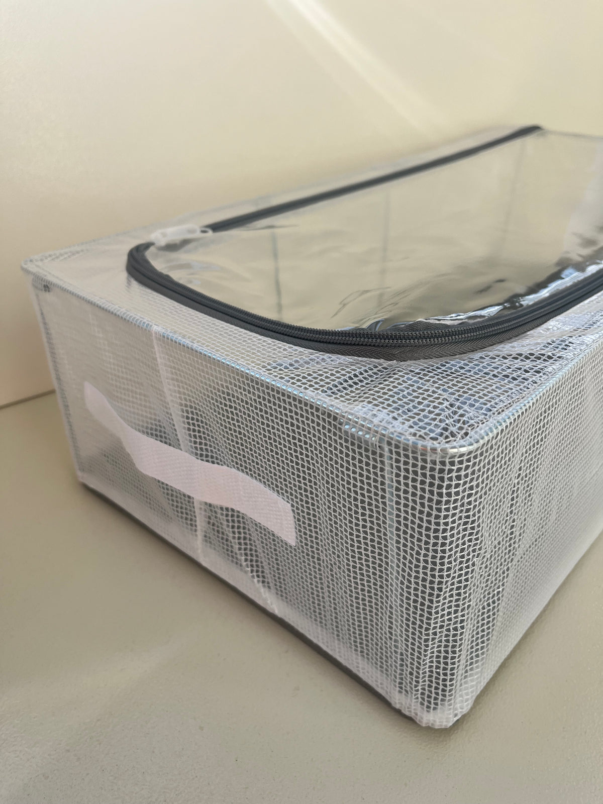 Waterproof Fabric Storage Box with zipper & cover 60x30x15cm
