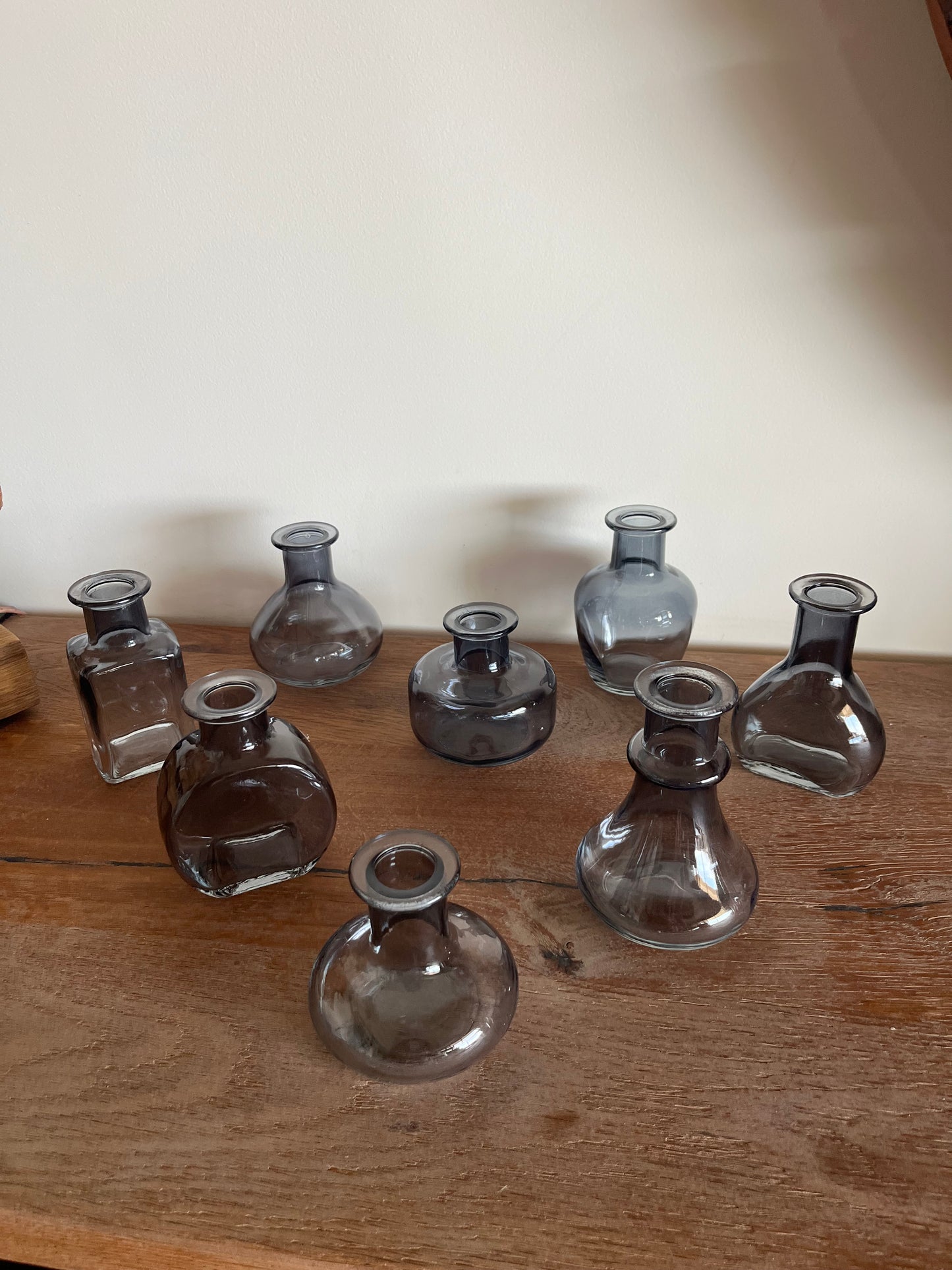 Mini vases set of 8