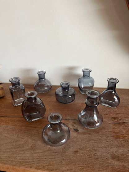 Mini vases set of 8