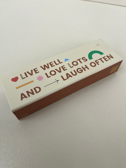 Pencil Case with a message & planner