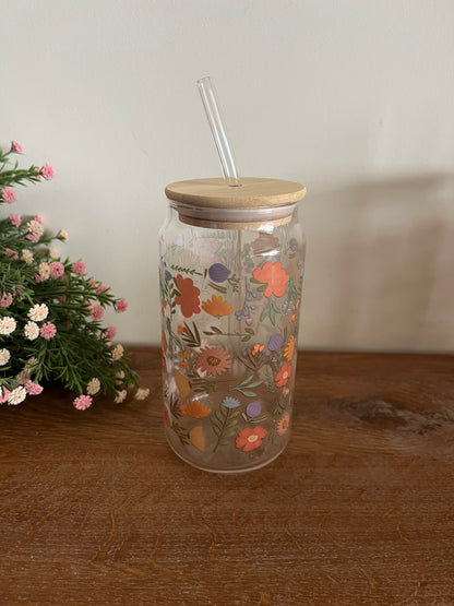 Printed Iced Coffee Straw Cup