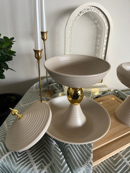 Ramadan Covered Metal Plate