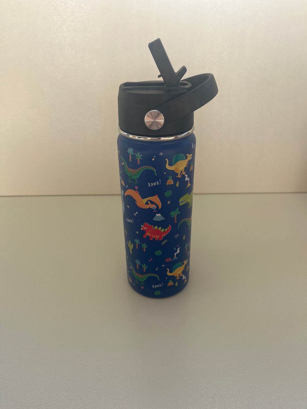 Kids Straw Stainless Bottle 500ml