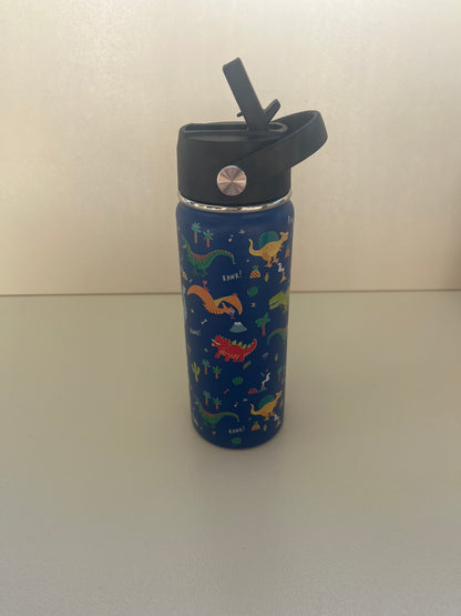 Kids Straw Stainless Bottle 500ml