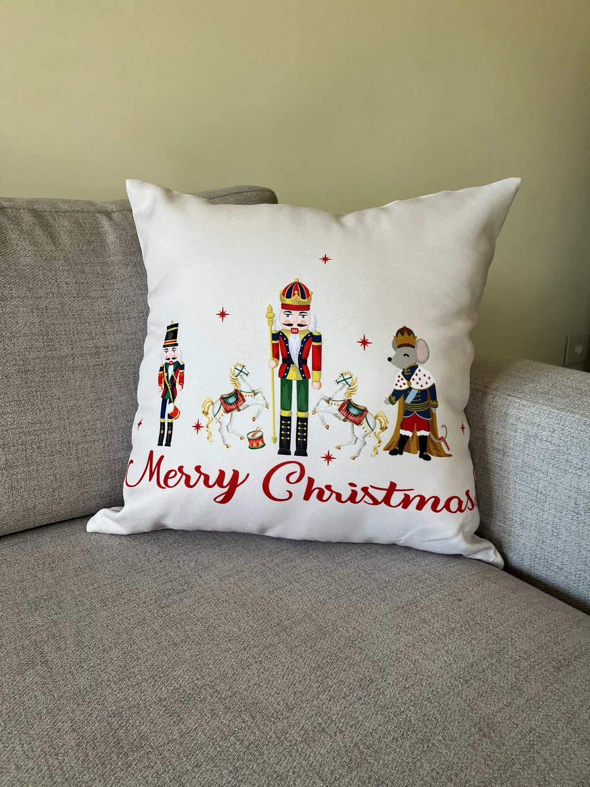 Christmas Printed Cushion Cover 45x45cm