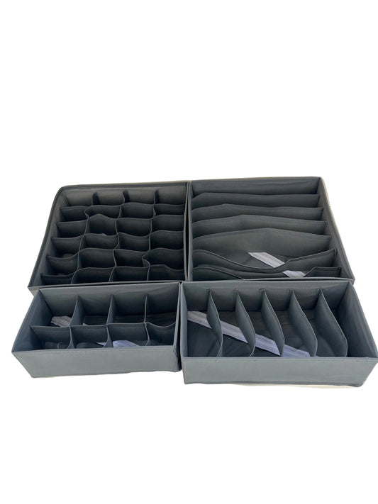 Fabric Compartments Storage Boxes set