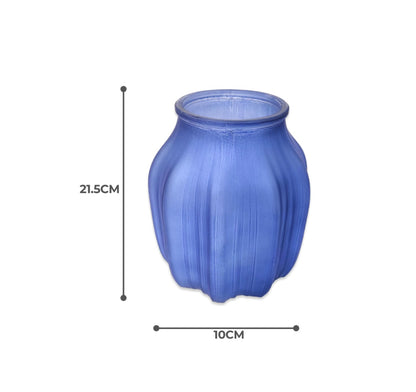 Short Matte Glass Vase