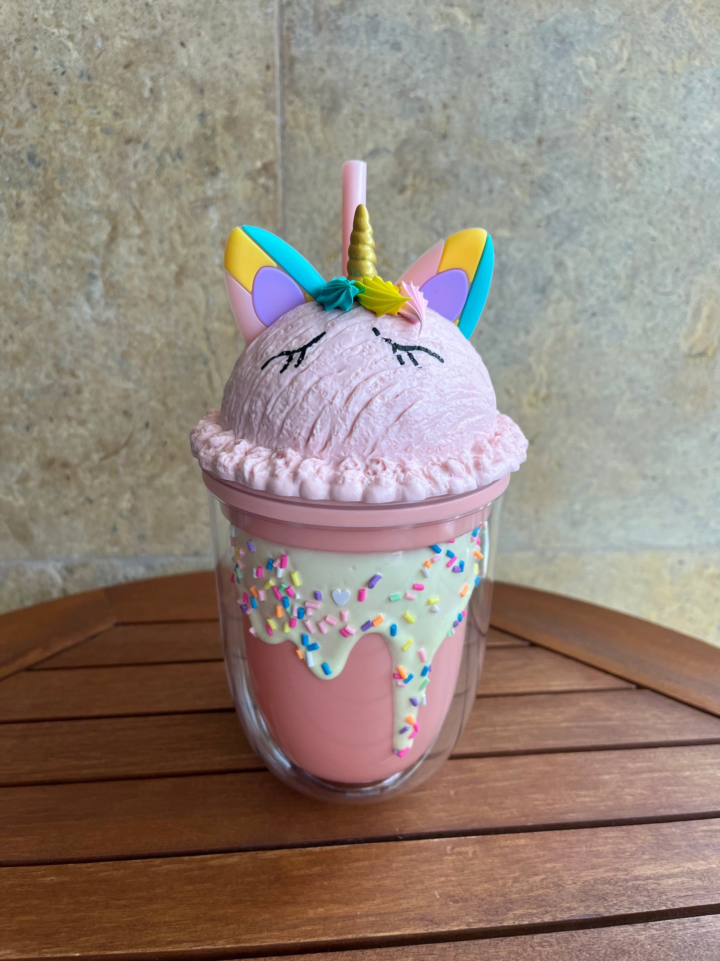 Unicorn 3D Straw Cup