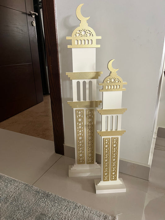 Ramadan Wooden Minarets Set
