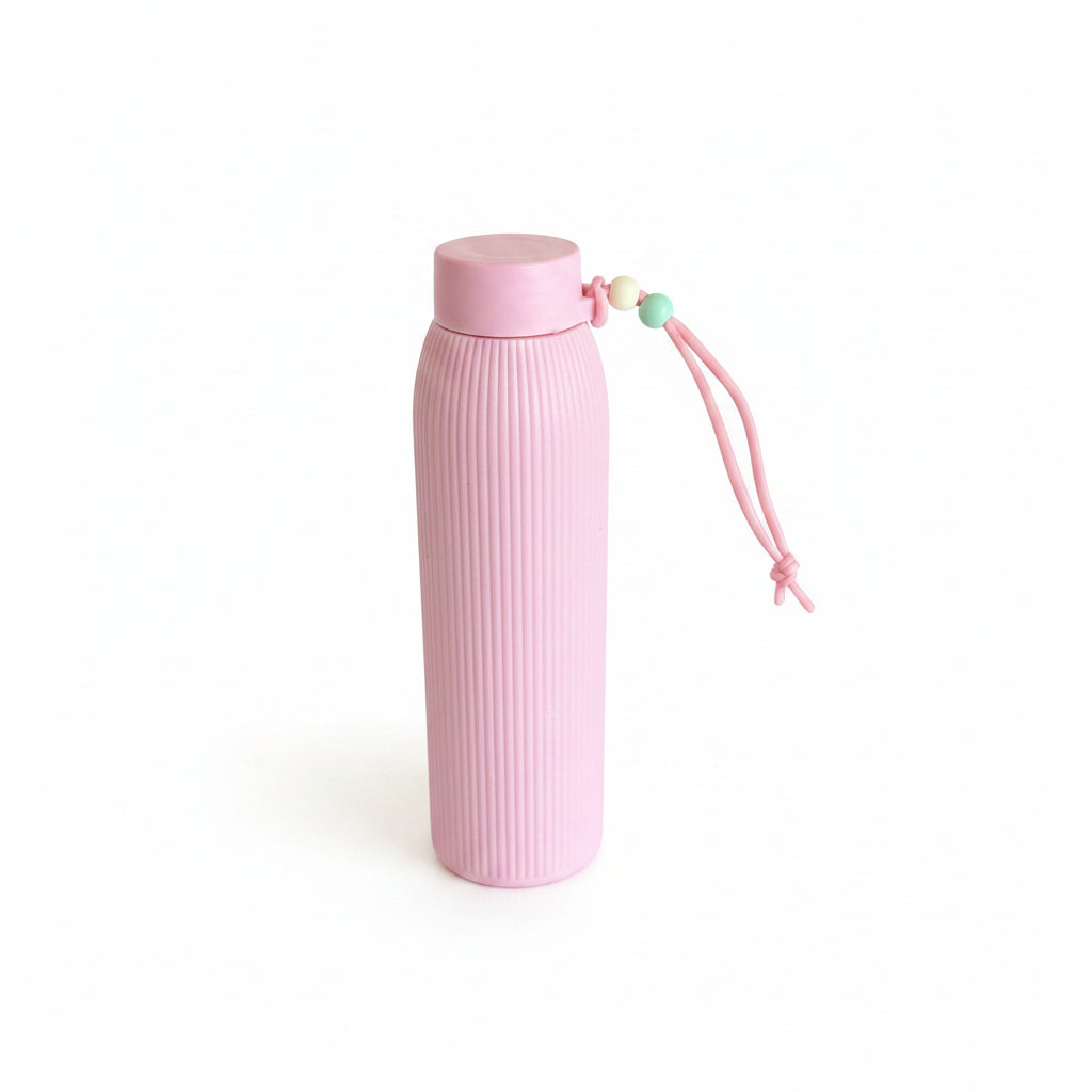 Glass bottle with Plastic Cover