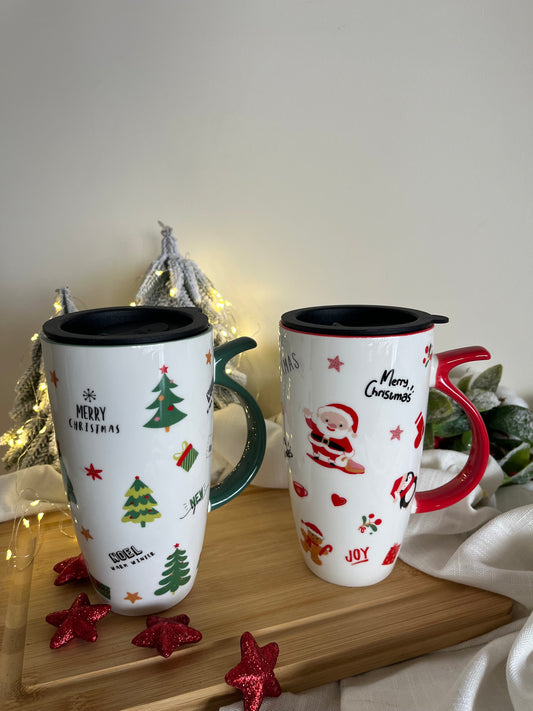 Christmas Big Mug with Cover