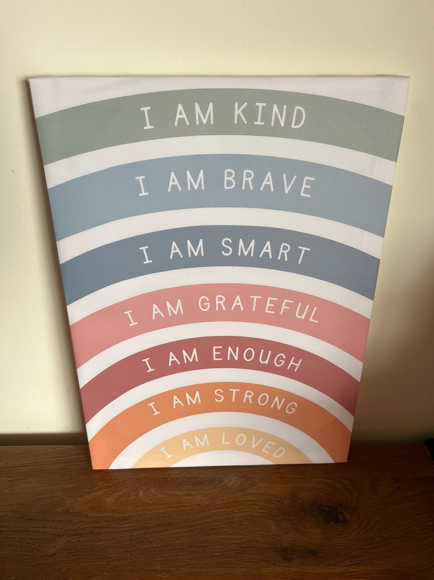 Affirmations Canvas Frame