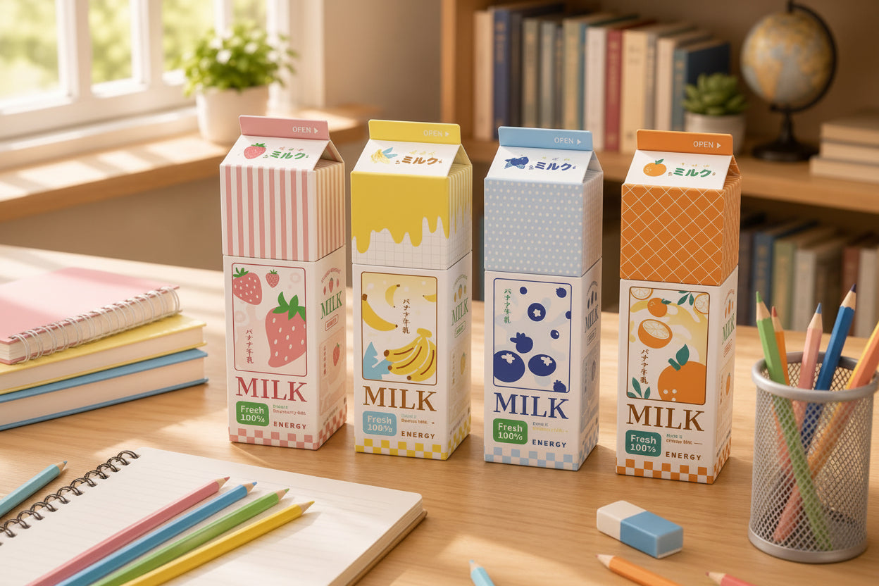 Milk Bottle Pencil Case