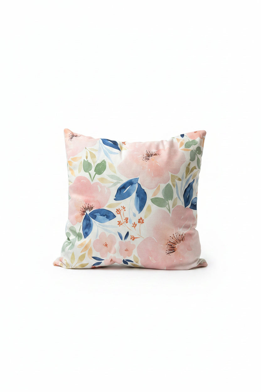 Colorful Flower Cushion Cover & Filling