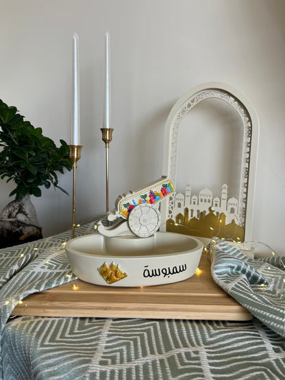 Ramadan Decorative Colorful Resin Plate