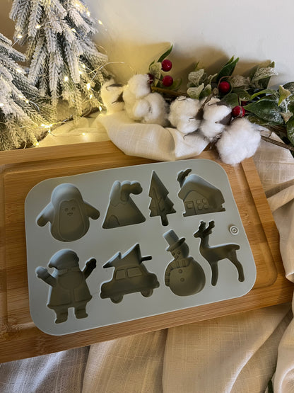 Christmas Silicone Mold - Several Shapes