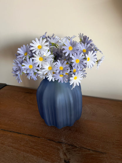 Short Matte Glass Vase