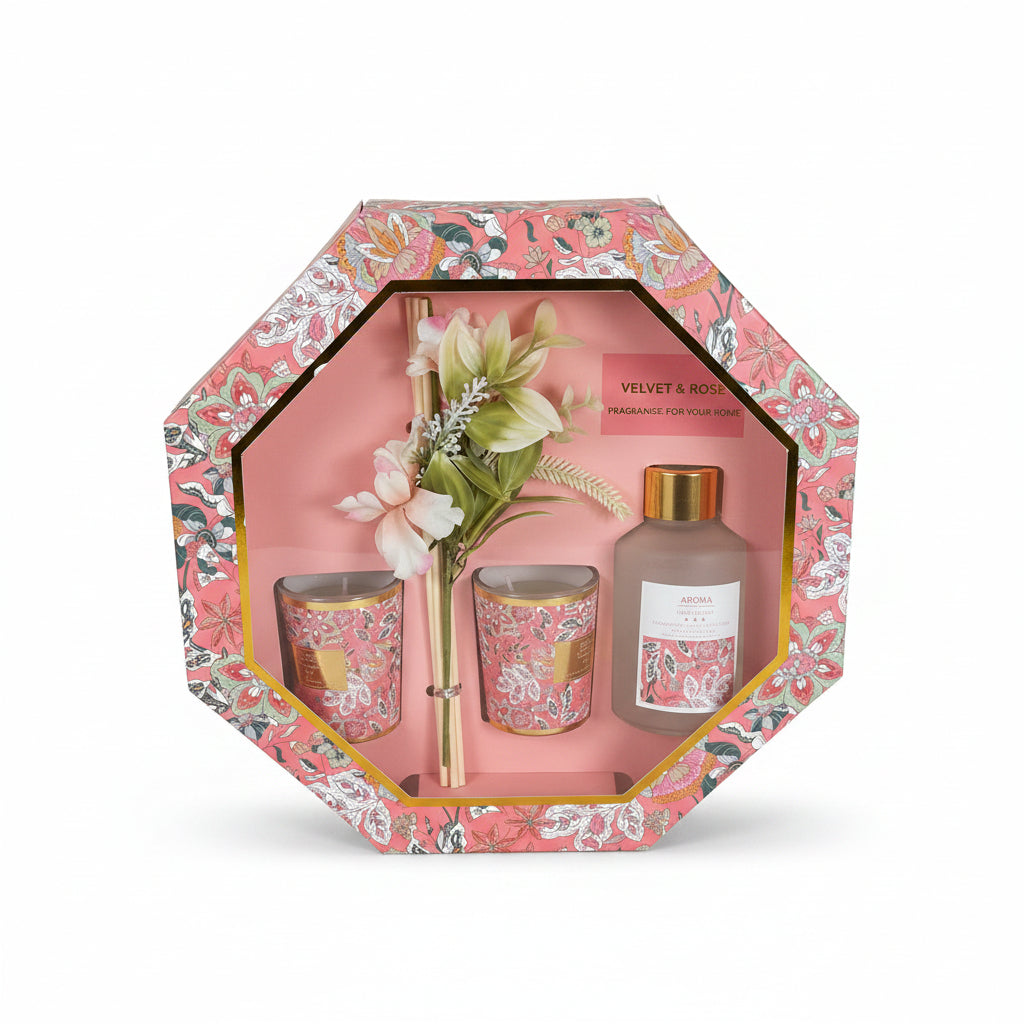 Diffuser & Scented Candles Gift Set