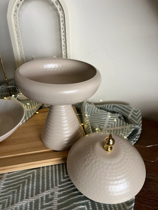 Ramadan Covered Metal Plate