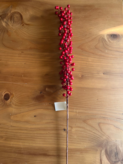 Christmas Red Berries Branches