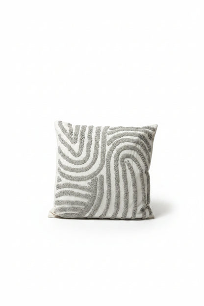 Boho Grey Cushion Cover & Filling