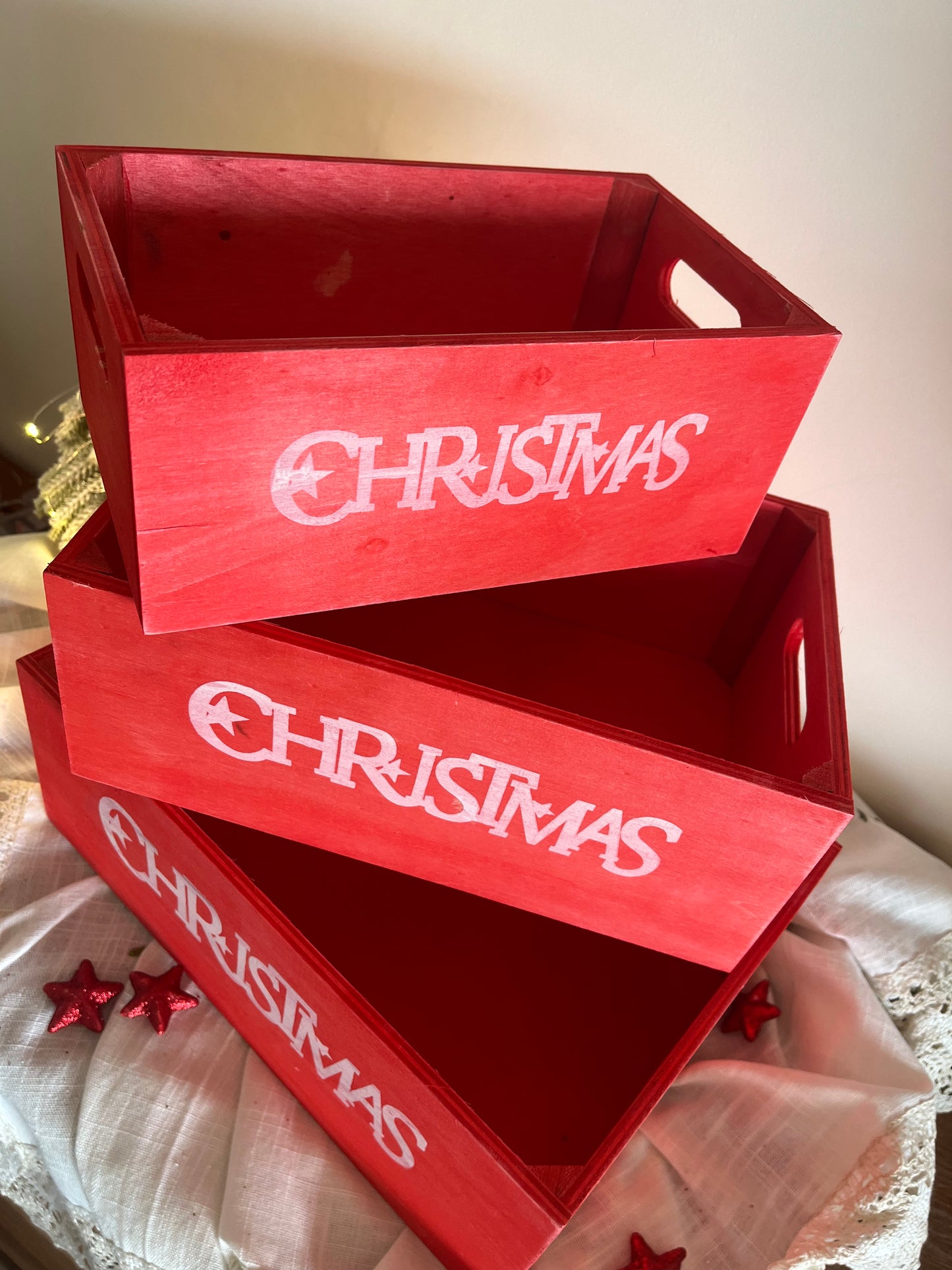 Christmas Wooden Box