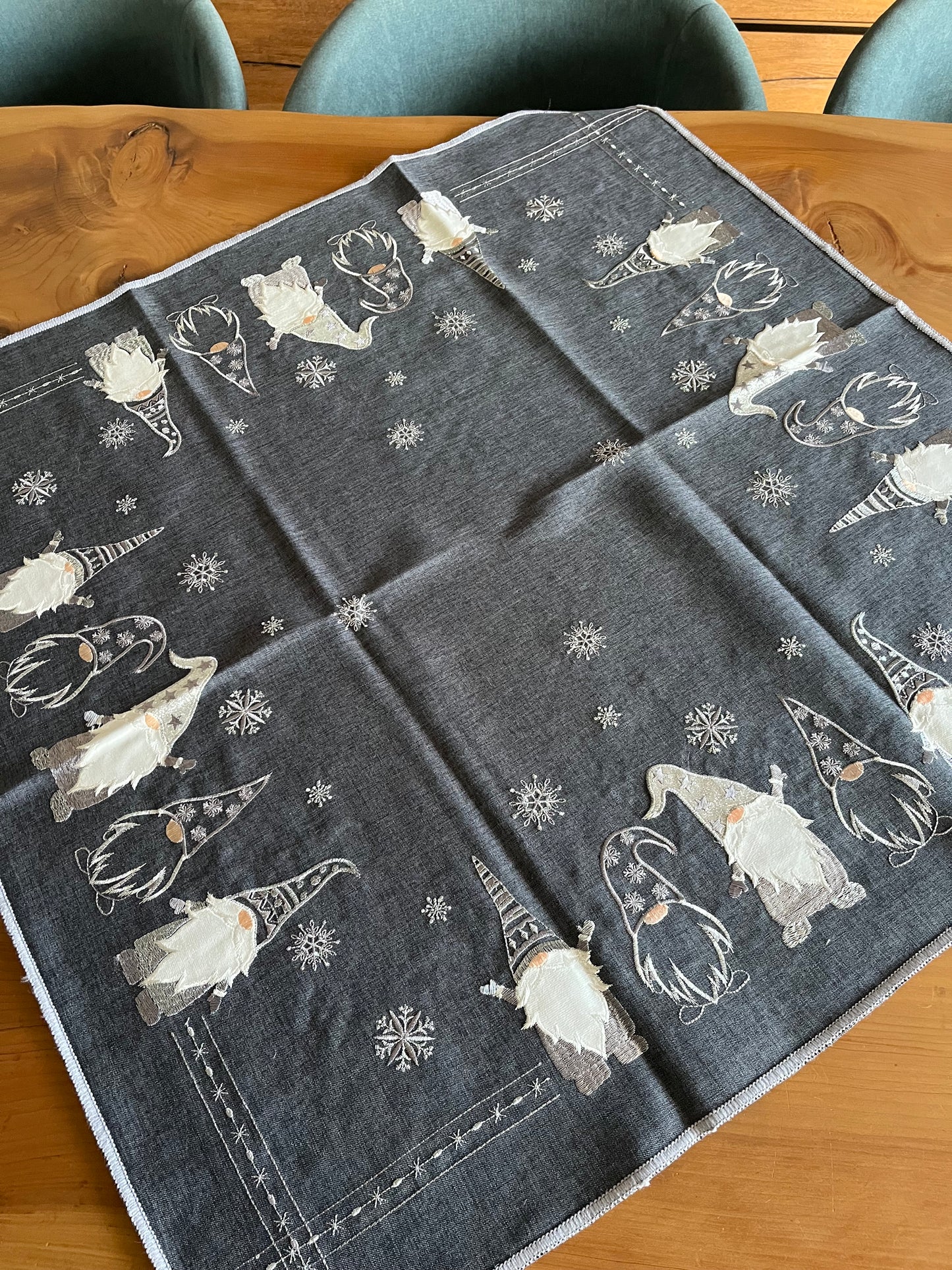 Christmas Gnomes Table Cloth