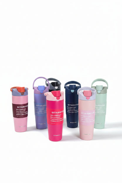 Sitarayuri Insulated Straw Bottle 900ml