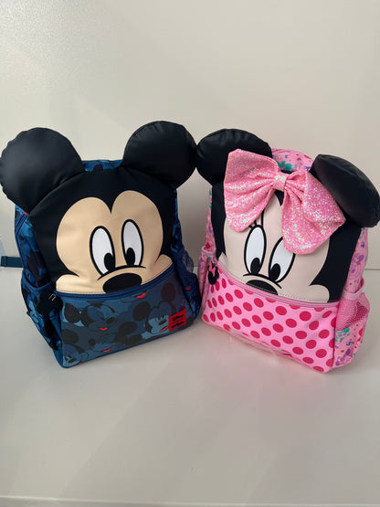 Smiggle Mickey Mouse Hoodie Backpack 38cm