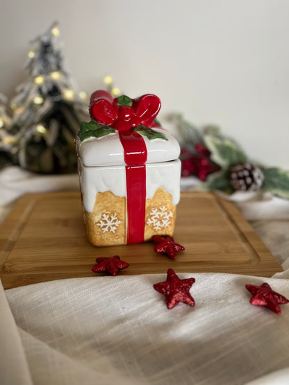 Christmas Gift Container Jar