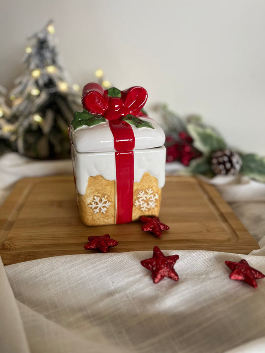 Christmas Gift Container Jar