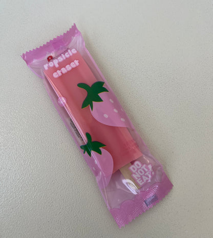 Ice Cream Popsicle Eraser