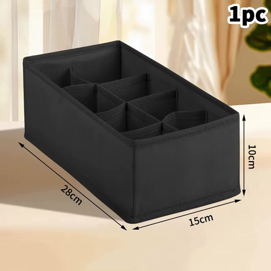 Fabric Compartments Storage Box 14x28cm